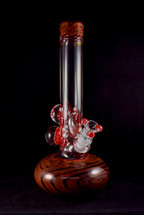 HVY Glass - Bubble Beaker (Red)